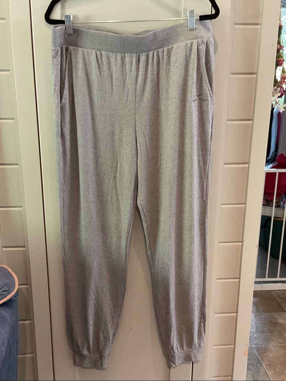 Lazypants  Lightweight and Color Gray Track Jogger Pants Sz XL